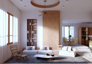2026 biophilic lighting trend for electricity home decoration in living room 