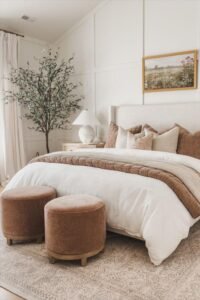 primary bedroom decoration idea luxury textures