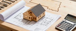 construction material and labor cost calculator showing decoration budget breakdown