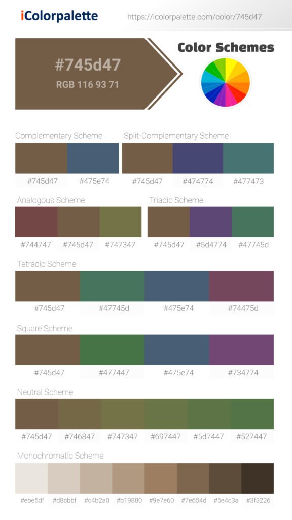 farmhouse color palette swatches